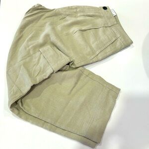 NEVER WORN Khaki Linen Cargo Pants GREAT FOR SUMMER!